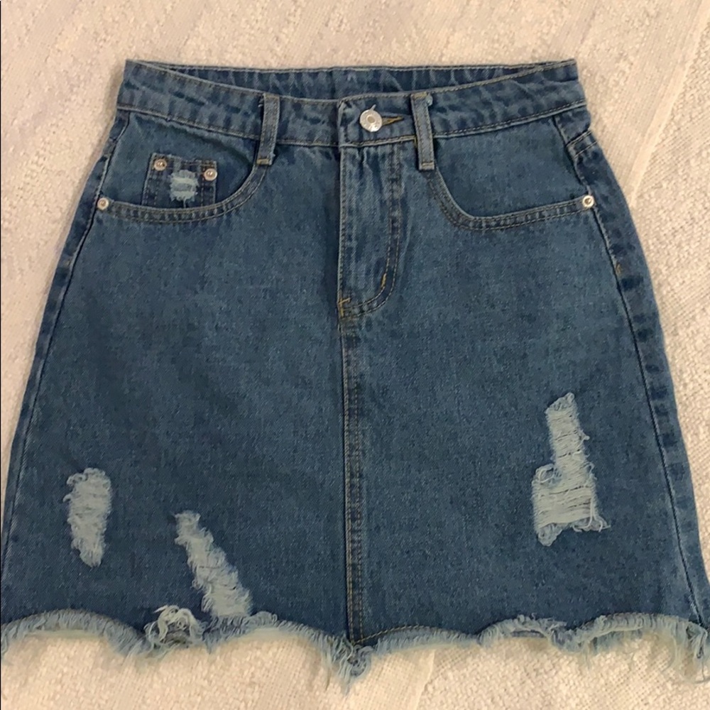 Denim skirt